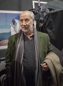 Domenico Adriano all'inaugurazione del Caffè Fotografico